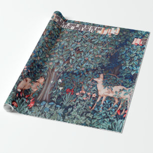 Animals in The Forest, William Morris Wrapping Paper