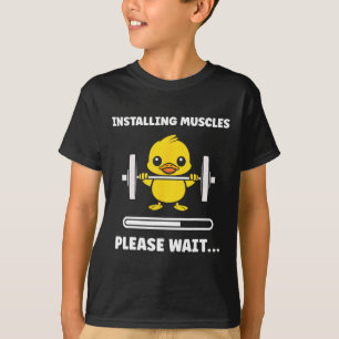 Animals Installing Muscles Fitness Bodybuilding Du T-Shirt
