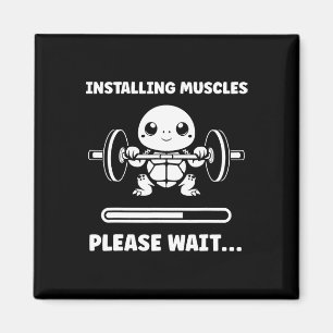 Animals Installing Muscles Fitness Bodybuilding Tu Magnet