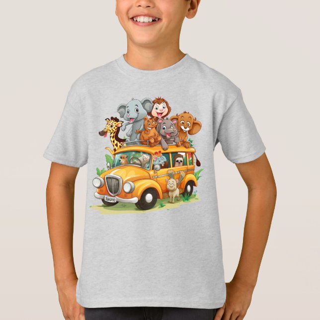 Animals Kids' Basic  T-Shirt (Front)