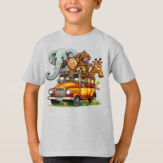 Animals Kids' Basic  T-Shirt (Front)