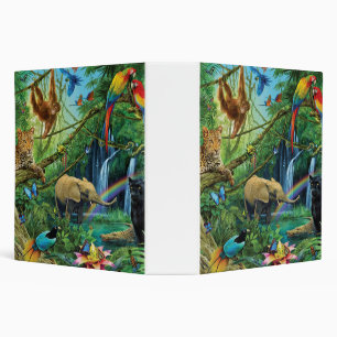 Animals living together throw pillow binder