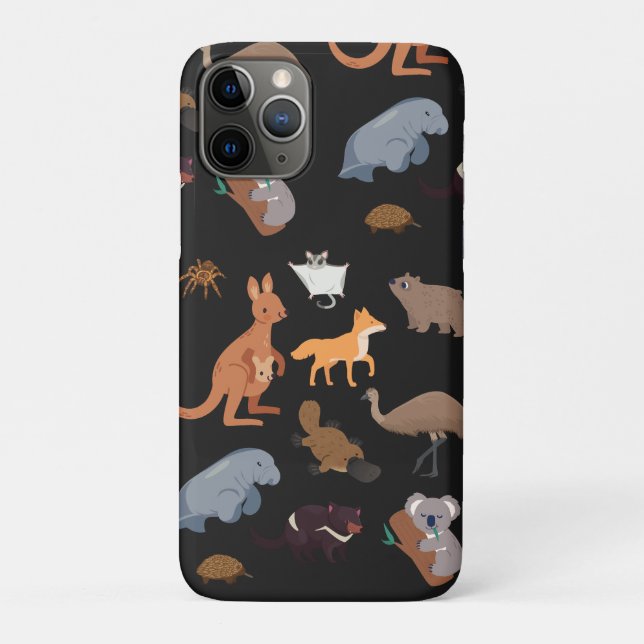 Animals of Australia Aussie Wildlife Case-Mate iPhone Case (Back)