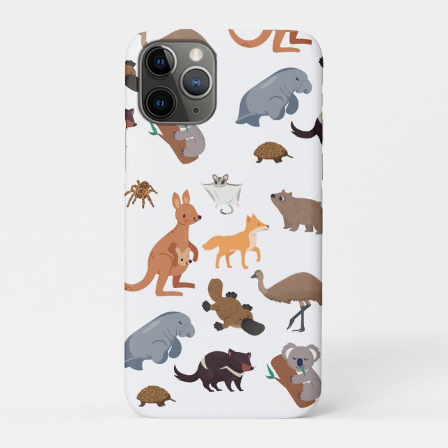 Animals of Australia Aussie Wildlife Case-Mate iPhone Case (Back)