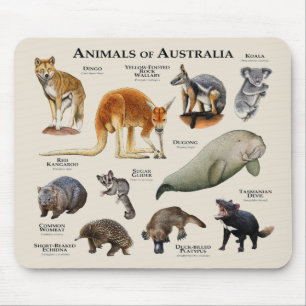 Animals of Australia Mouse Pad