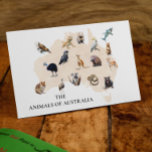 Animals of Australia Postcard<br><div class="desc">This design may be personalized by choosing the Edit Design option. You may also transfer onto other items. Contact me at colorflowcreations@gmail.com or use the chat option at the top of the page if you wish to have this design on another product or need assistance. See more of my designs...</div>