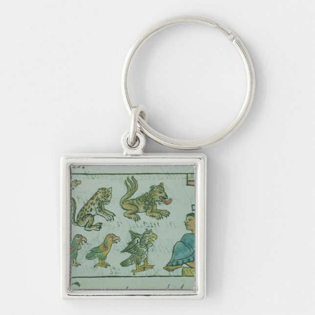 Animals of the Aztec Emperor Keychain (Front)