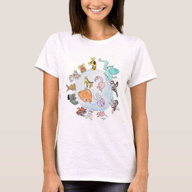 Animals of the World T-Shirt (Devant)