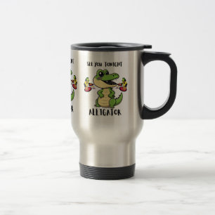 Animals Party Alligator Travel Mug