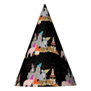 Animals Partying - Cute Animals Having a Party Hat