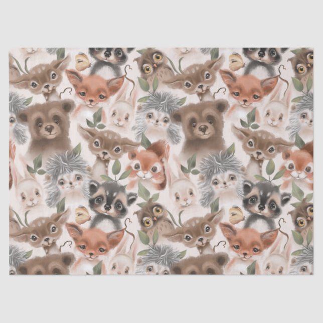 Animals Pattern  Tissue Paper (Front)