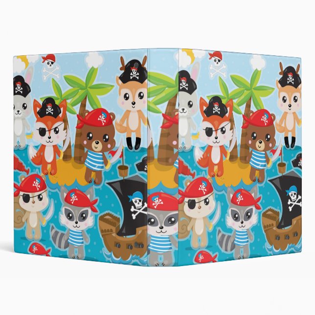 Animals  Pirate  Binder (Background)