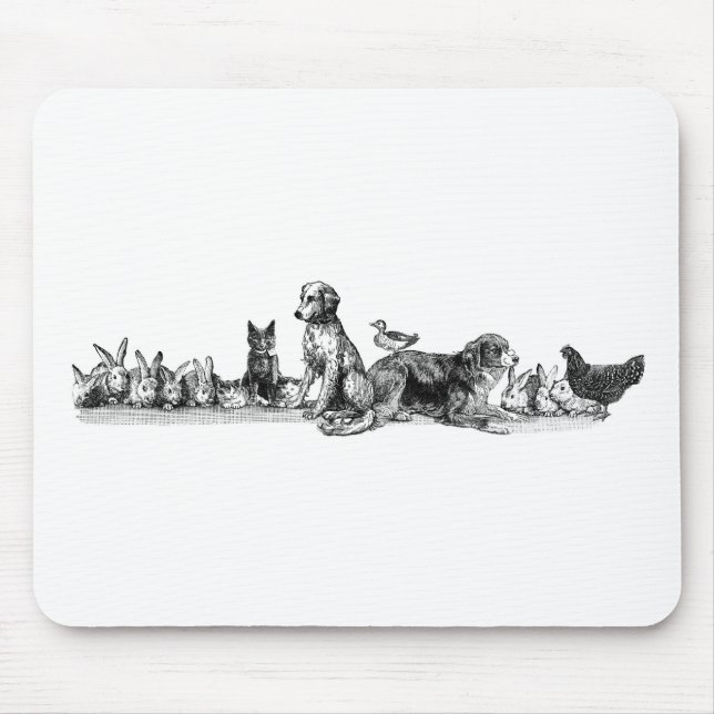 Animals Rescued Mouse Pad (Front)