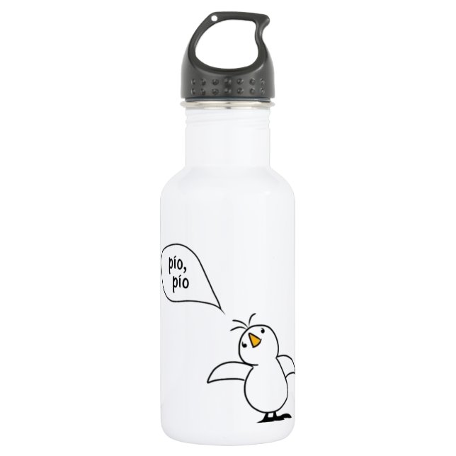 Animals Speak Spanish Too! 532 Ml Water Bottle (Front)