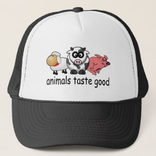 Animals Taste Good - Funny Meat Eaters Design Trucker Hat