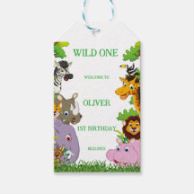 Animals Wild One Jungle greenery safari For kids