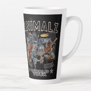 Animalz Band World Tour Latte Mug