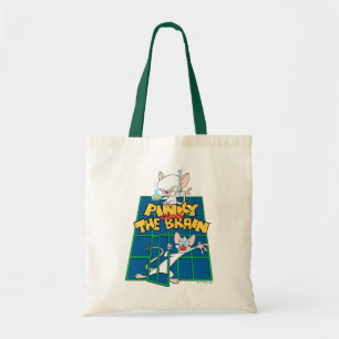 Animaniacs Pinky and The Brain Cage Graphic Tote Bag