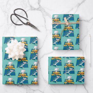 Animaniacs   Pinky and The Brain Cage Graphic Wrapping Paper Sheet