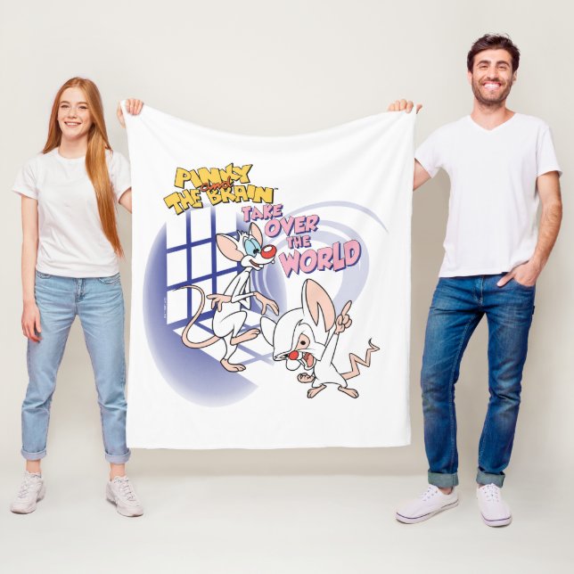 Animaniacs | Take Over The World Graphic Fleece Blanket (In Situ)