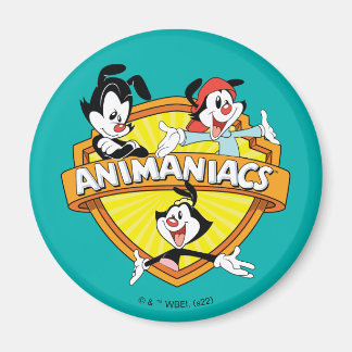 Animaniacs | Warner Brothers & Sister WB Shield Magnet