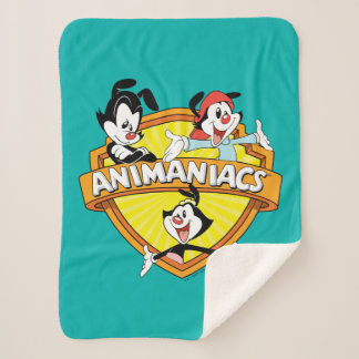 Animaniacs | Warner Brothers & Sister WB Shield Sherpa Blanket