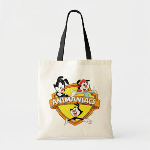 Animaniacs Warner Brothers & Sister WB Shield Tote Bag