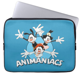 Animaniacs   Warner Siblings Arms Wide Graphic Laptop Sleeve