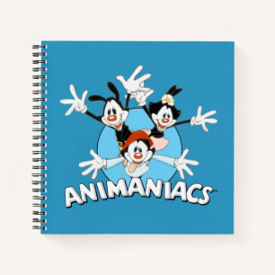 Animaniacs   Warner Siblings Arms Wide Graphic Notebook
