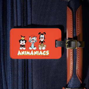 Animaniacs   Warner Siblings "No Evil" Graphic Luggage Tag