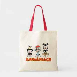 Animaniacs Warner Siblings "No Evil" Graphic Tote Bag