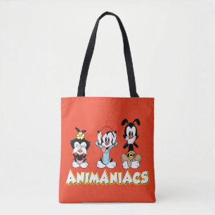 Animaniacs Warner Siblings "No Evil" Graphic Tote Bag