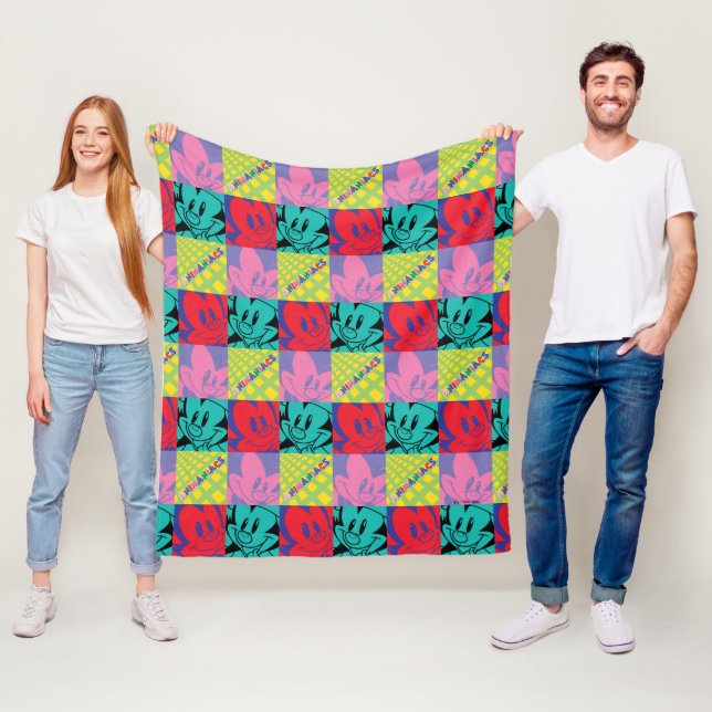 Animaniacs | Warner Siblings Pop Art Graphic Fleece Blanket (In Situ)