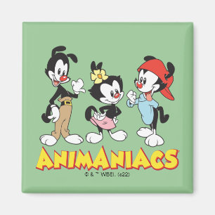 Animaniacs   Yakko, Dot, and Wakko Standing Magnet