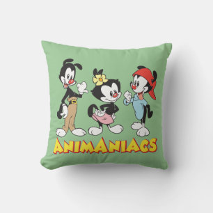Animaniacs   Yakko, Dot, and Wakko Standing Throw Pillow