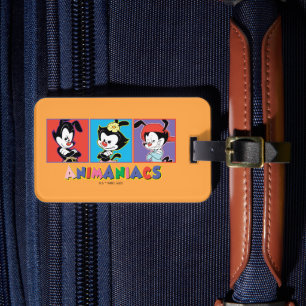 Animaniacs   Yakko, Dot, & Wakko Panel Graphic Luggage Tag