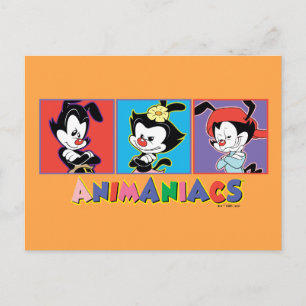 Animaniacs   Yakko, Dot, & Wakko Panel Graphic Postcard