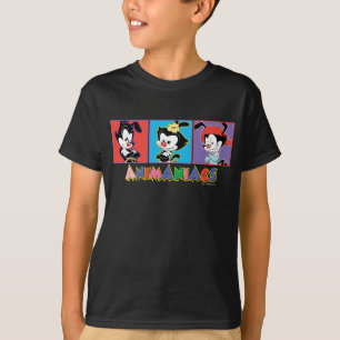 Animaniacs Yakko, Dot, & Wakko Panel Graphic T-Shirt