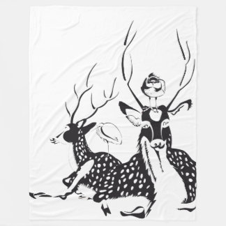 Animate your cover with animals fleece blanket