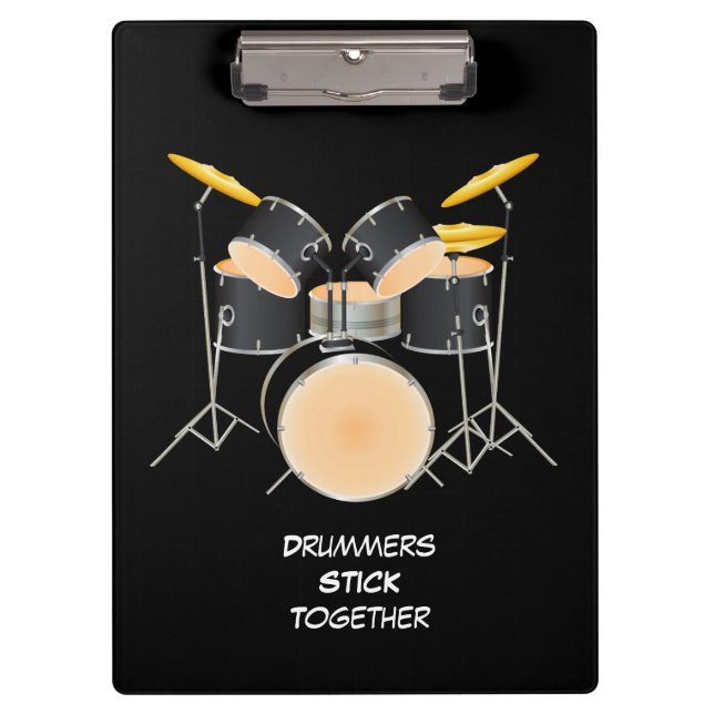 Animated drum set clipboard (Front)