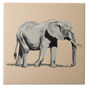 Animated Elephant Tile