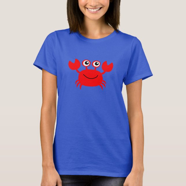 Animated Happy Crab T-Shirt (Front)