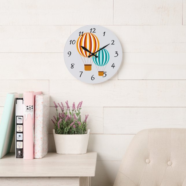 Animated Hot Air Balloon Clock (Reading Room)