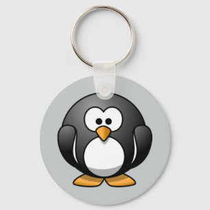 Animated Penguin keychain