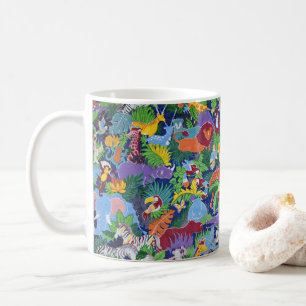 Animated Safari Animals Coffee Mug
