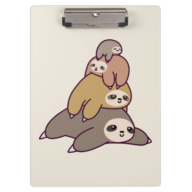 Animated Sloths Clipboard (Front)