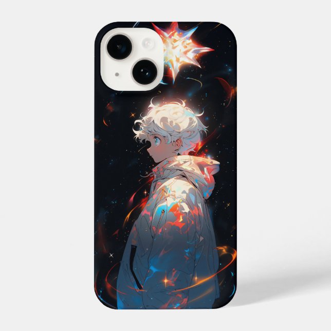 Animated star girl iPhone case (Back)