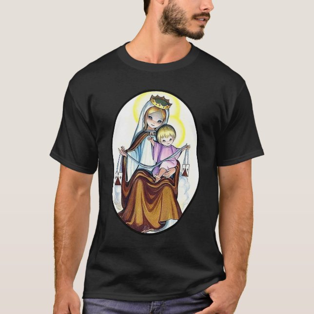Animated Virgin Mary T-Shirt (Front)