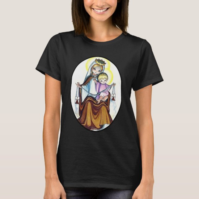 Animated Virgin Mary T-Shirt (Front)