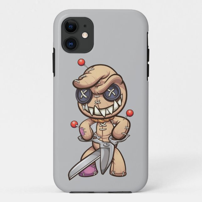 Animated Voodoo Doll Case-Mate iPhone Case (Back)